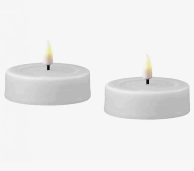 DELUXE HOMEART TELYS LED-LYS HVIT 6X4,5CM 2PK
