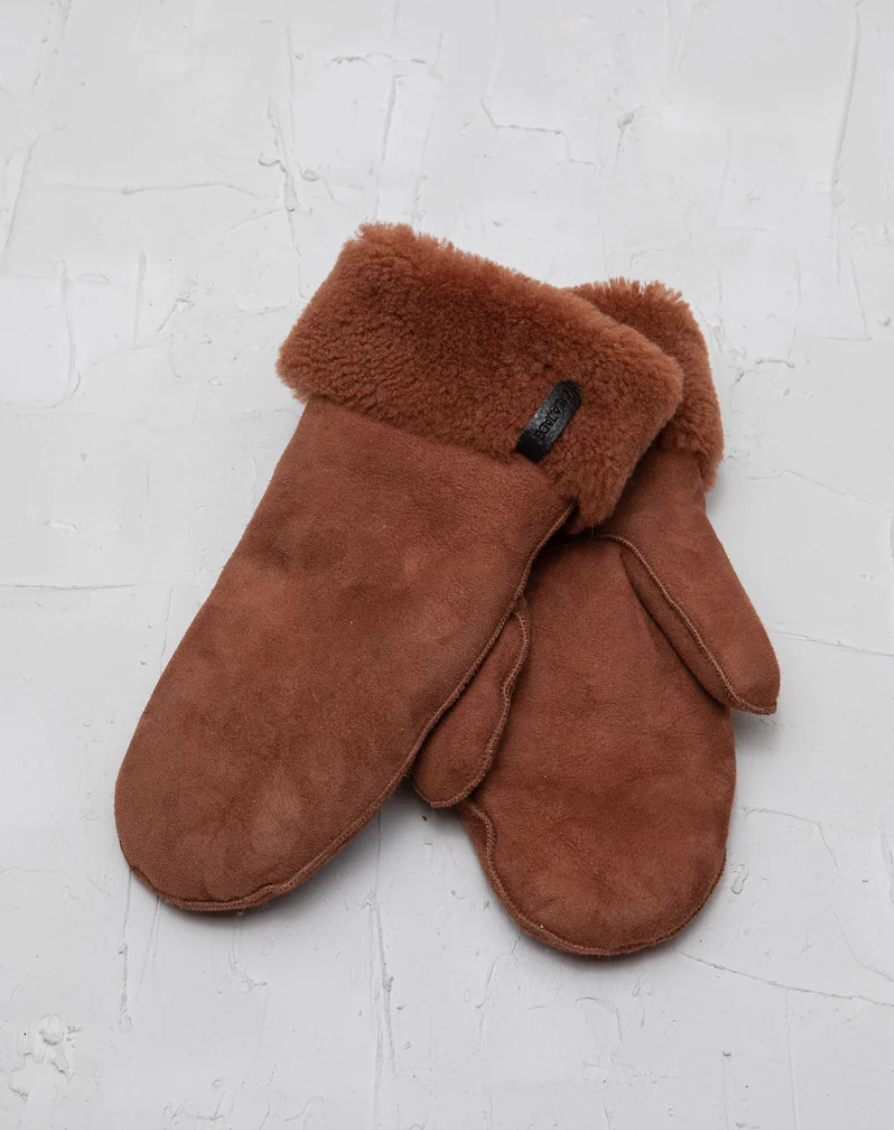 MILA CUFF Chestnut Mittens