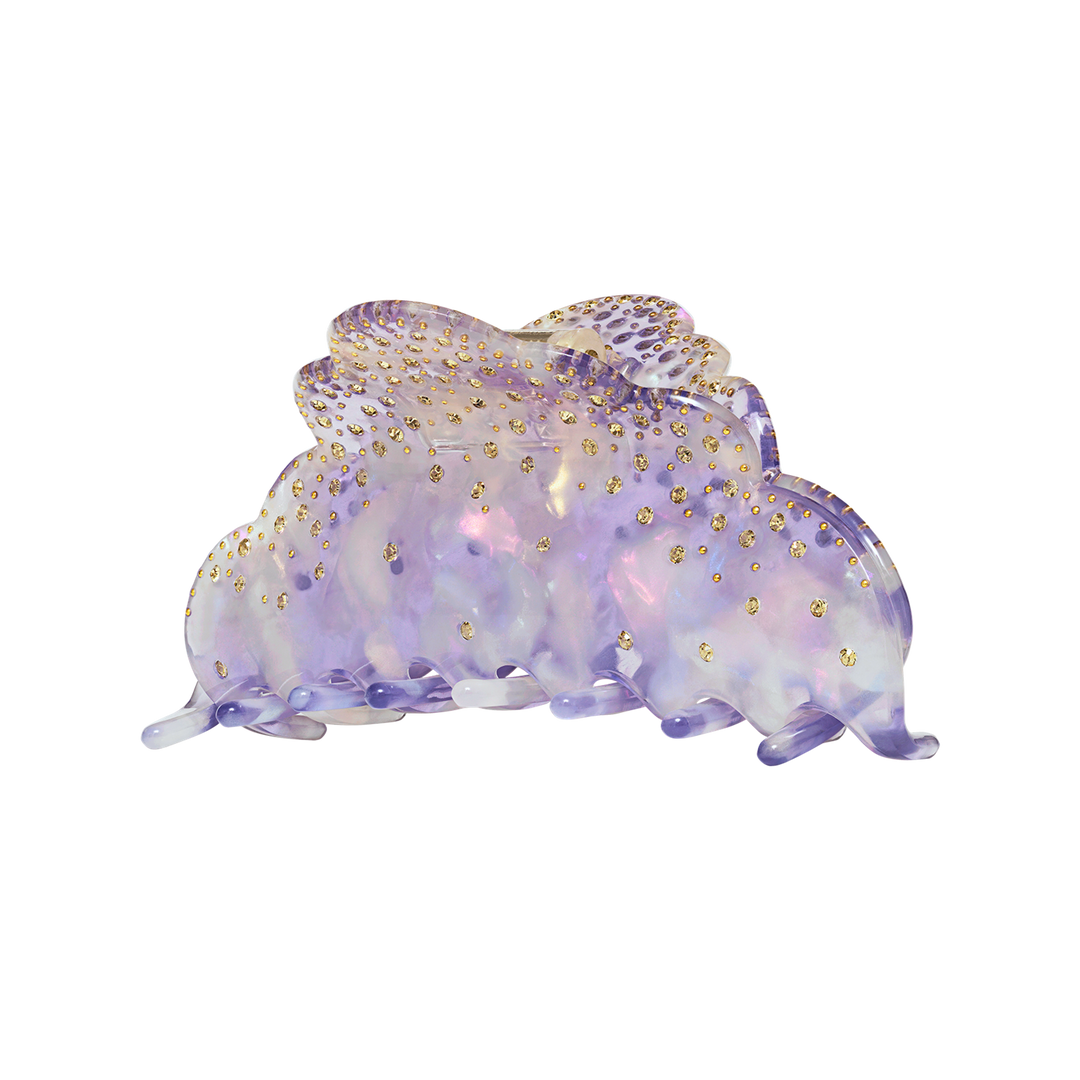 Cloud hair claw - light purple