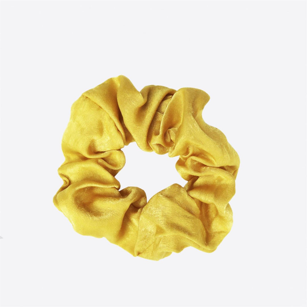 Scrunchie - mørk gul