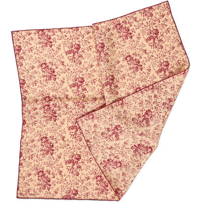 Small Classical Pink Toile Sharf