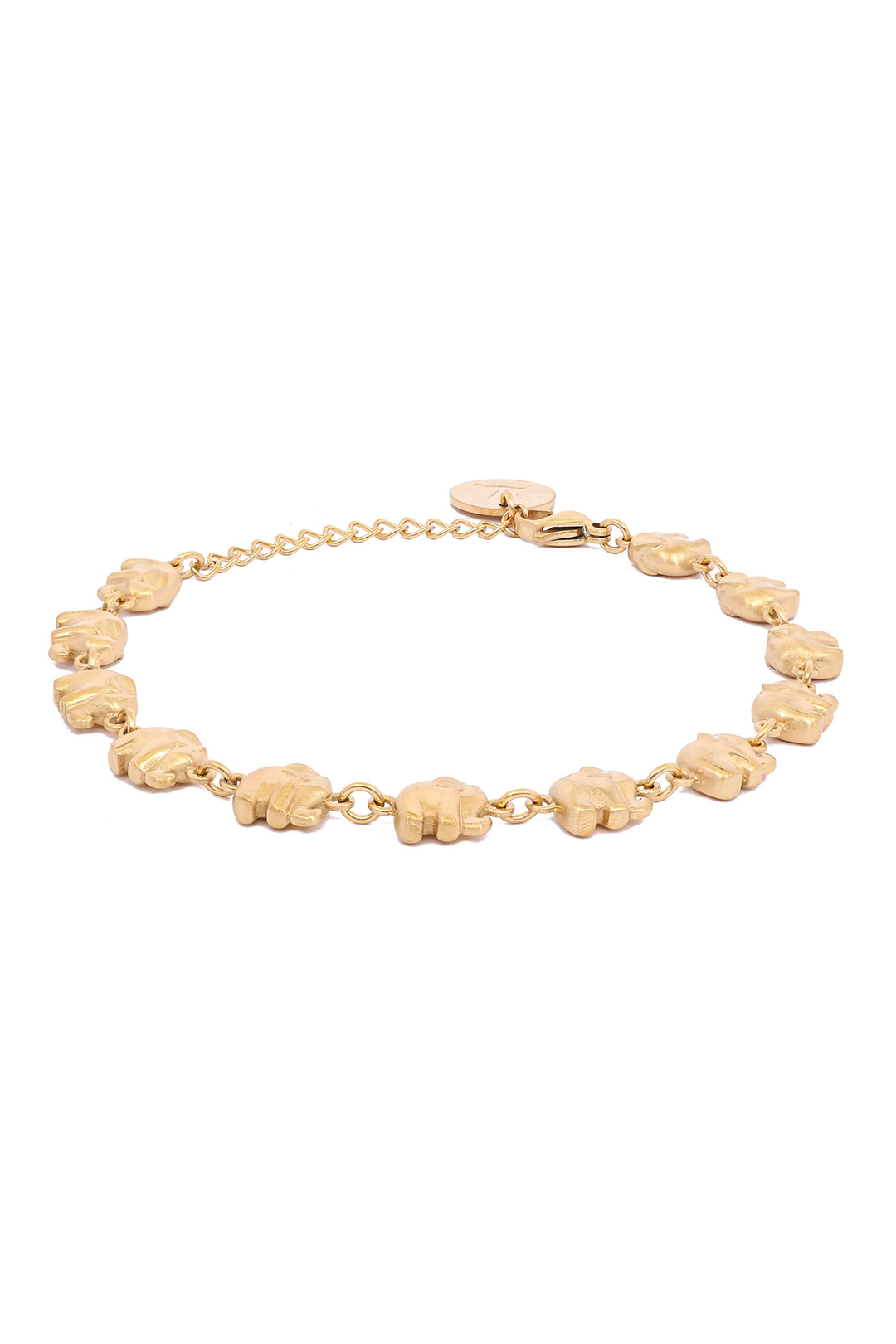 Elephant caravan bracelet, small