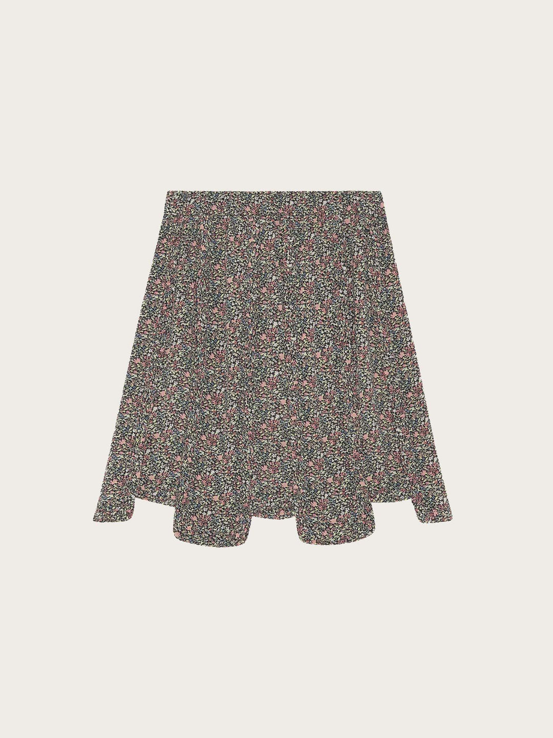 Ruffled Panel Mini Skirt