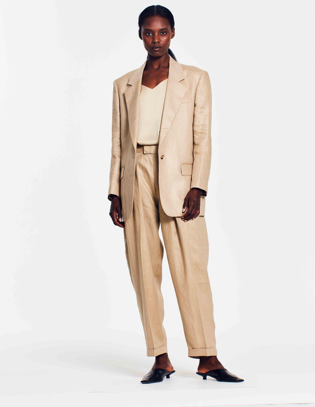 Luca linen blazer