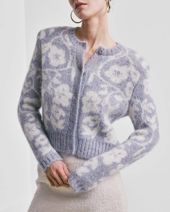 Jacquard Knit Jacket