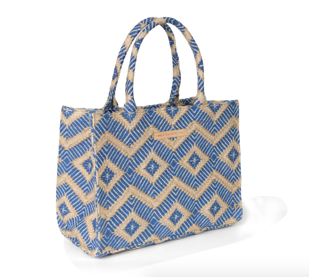 BIG TOTE - LA RAMBLA - GREEK BLUE