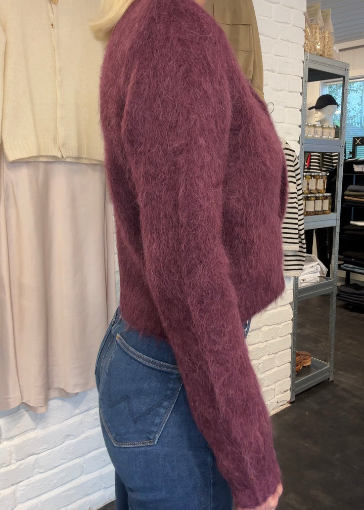 Hairy Knit Jacket