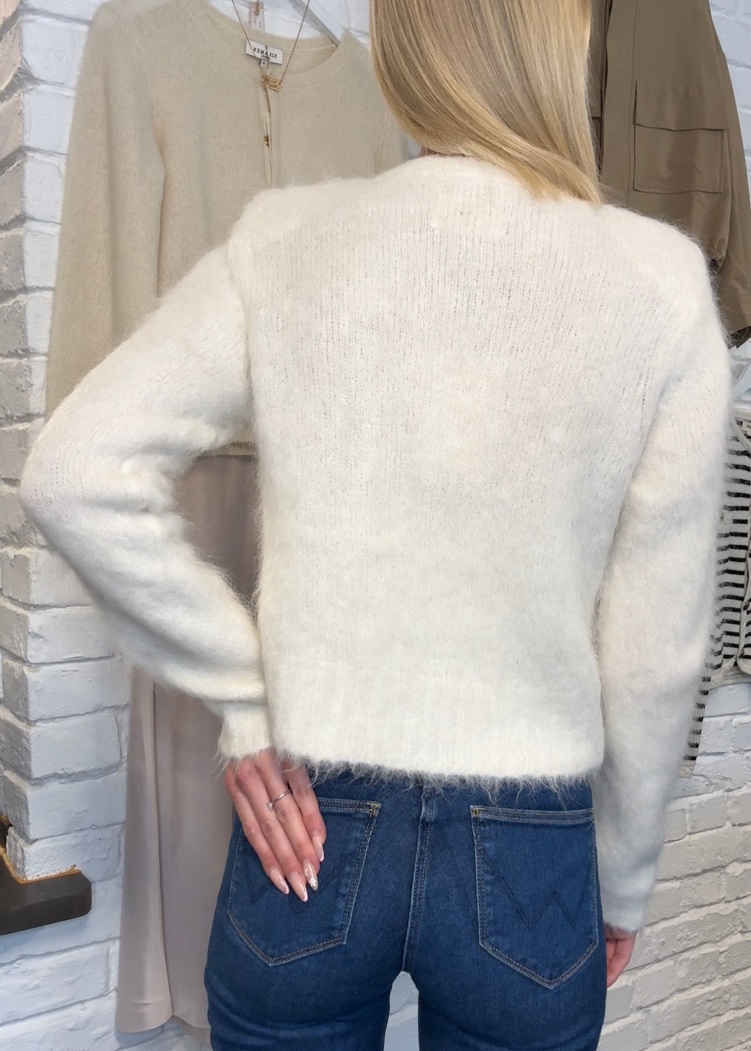 Hairy Knit Jacket