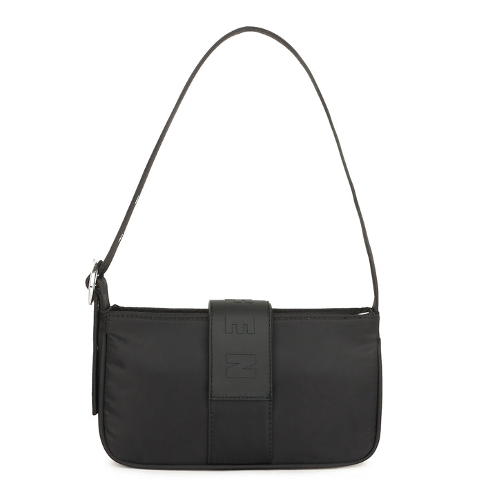 Yasmin recycled shoulder bag - black