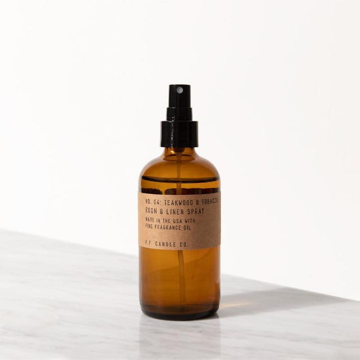 N0. 04: Teakwood & Tobacco - Room & Linen Spray