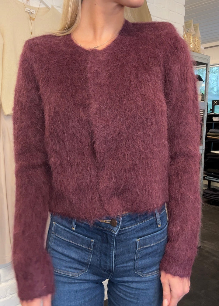 Hairy Knit Jacket