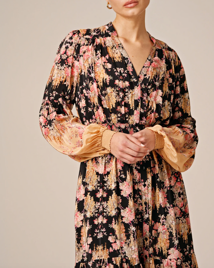 Satin Midi dress