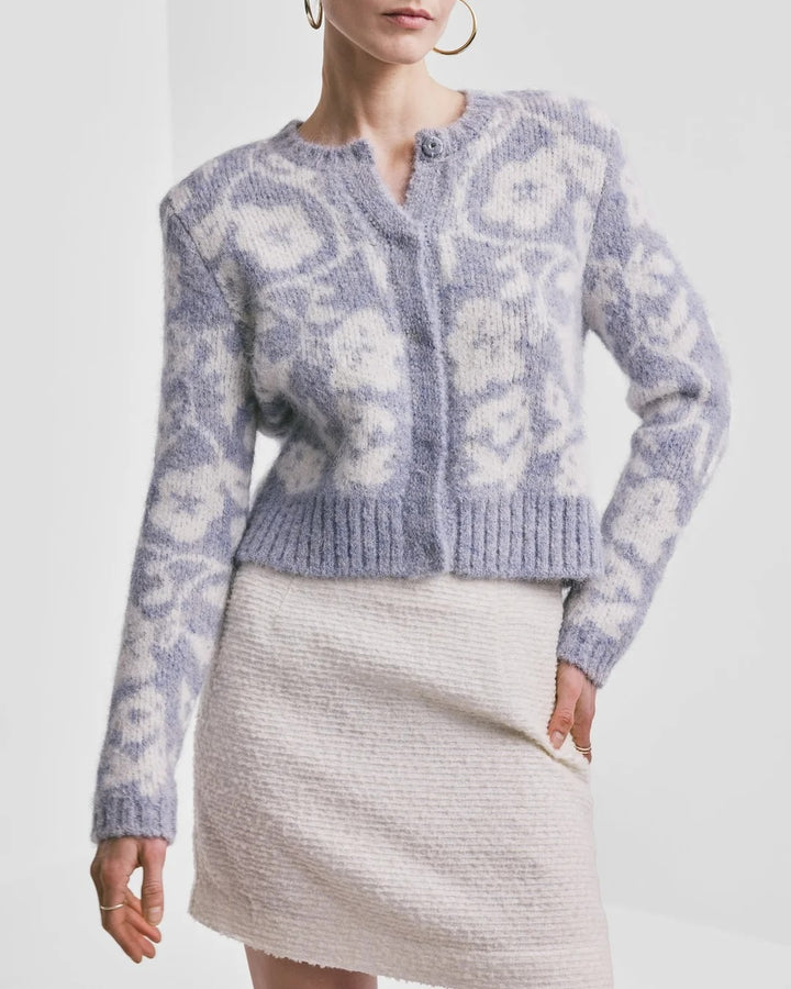 Jacquard Knit Jacket