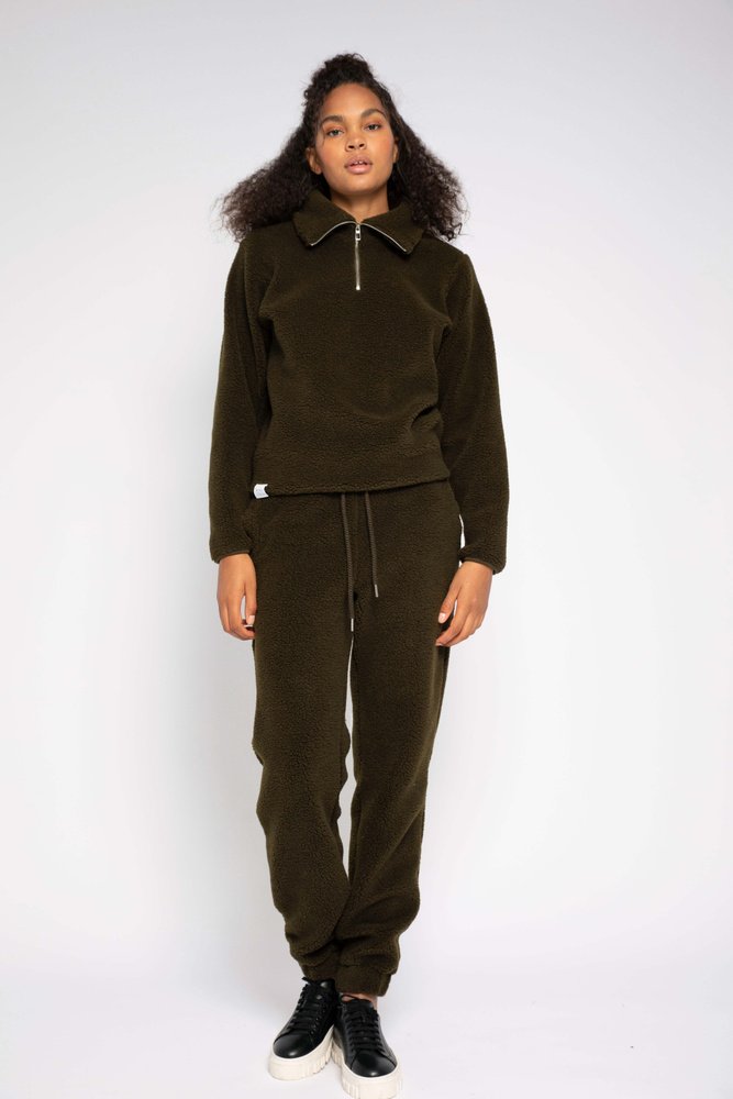 Milo Terry Trousers Army