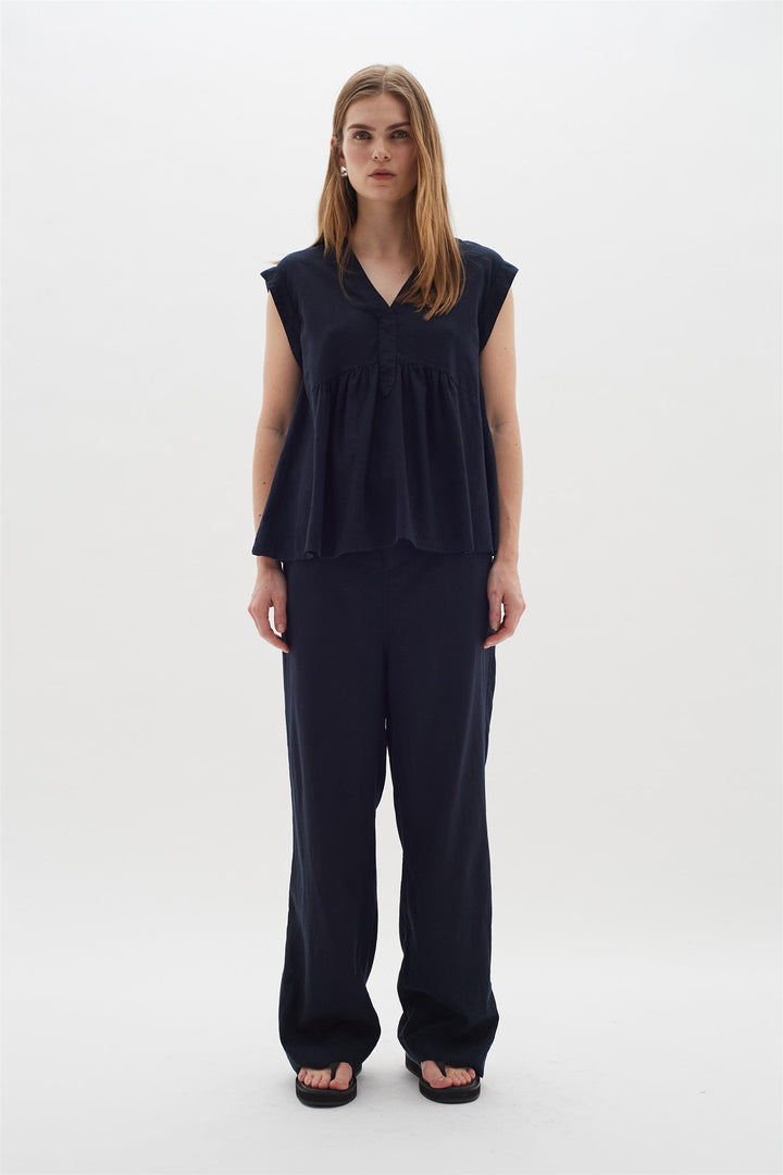 AMOSIW LINEN TROUSERS