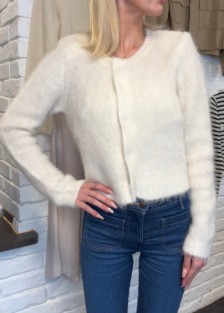 Hairy Knit Jacket