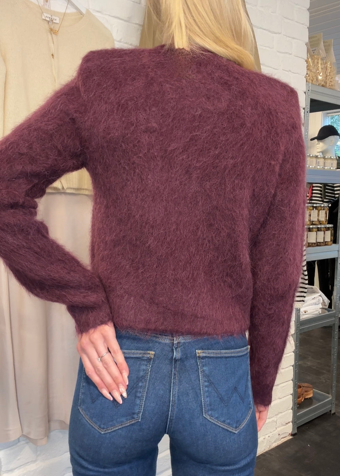 Hairy Knit Jacket