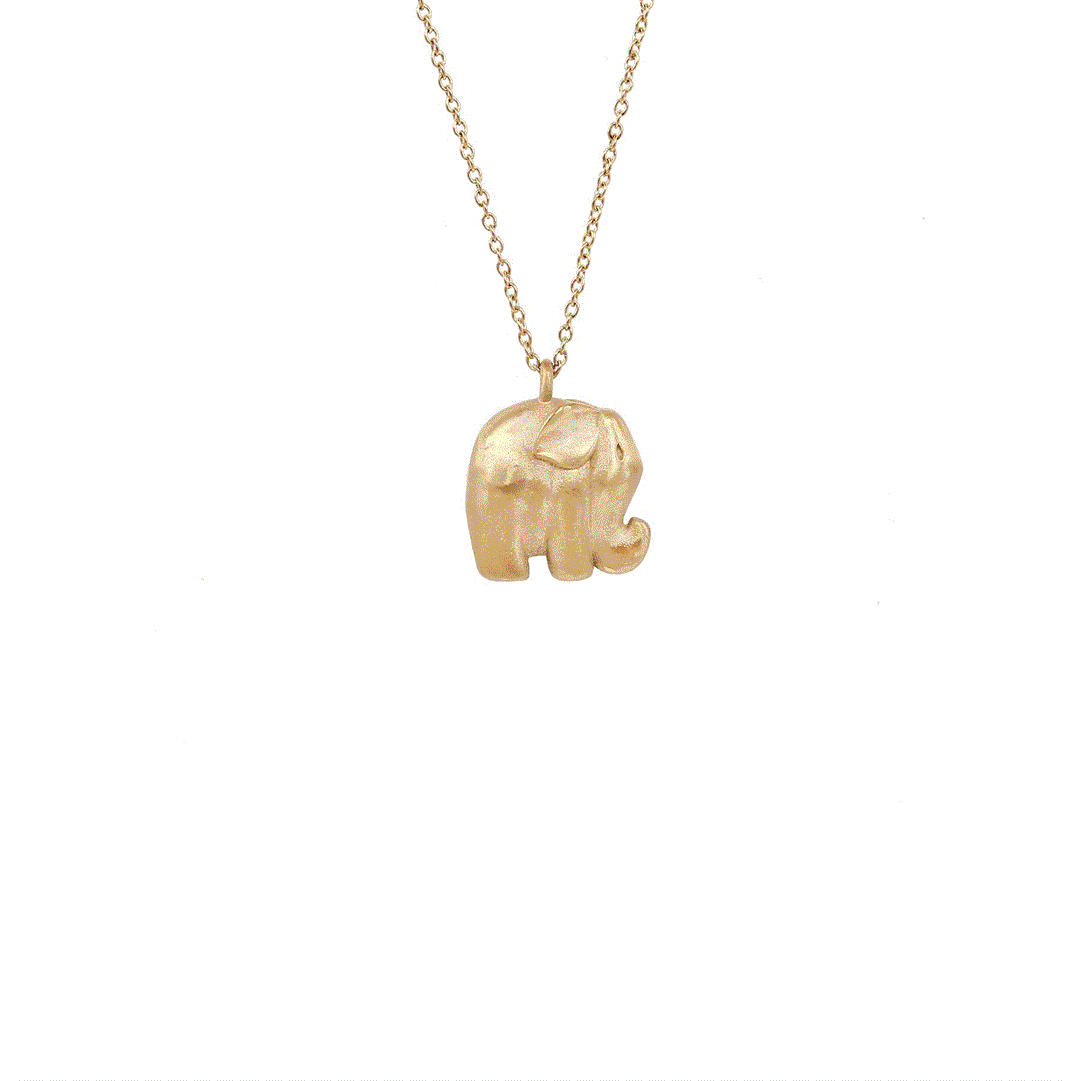 Mama elephant necklace