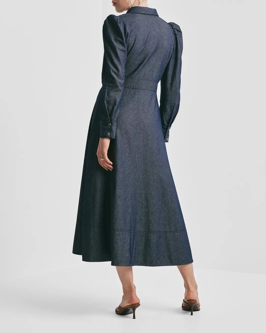Denim Button Down Dress