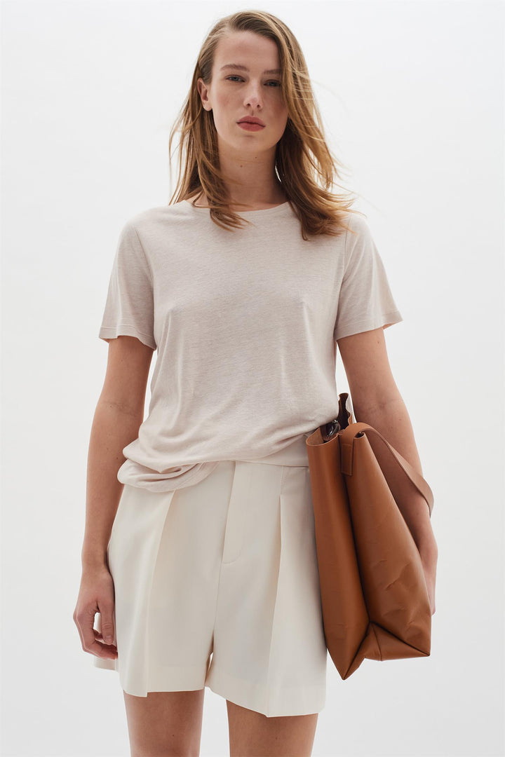 ELISABETH IW ALMA T-SHIRT, HAZE