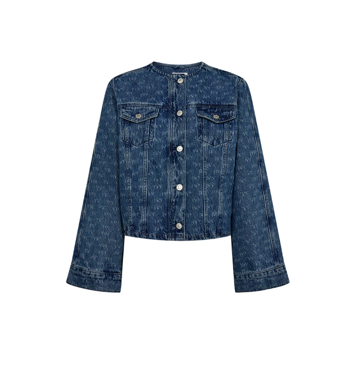 IVY - Jazz Short Jacket  Wash Punch Needle