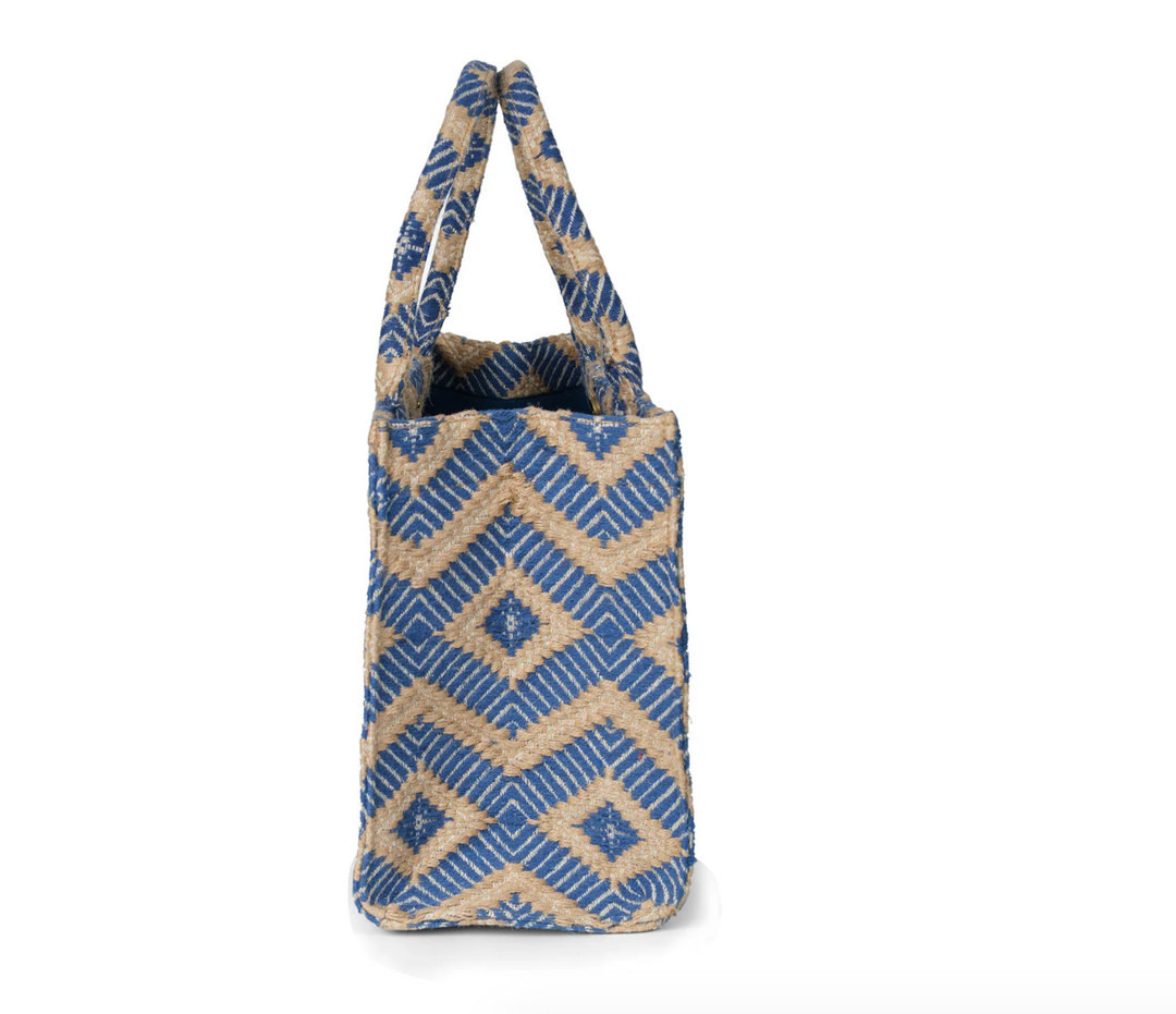BIG TOTE - LA RAMBLA - GREEK BLUE
