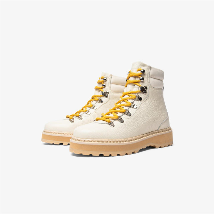 Hiking - Grained Leather - Off White