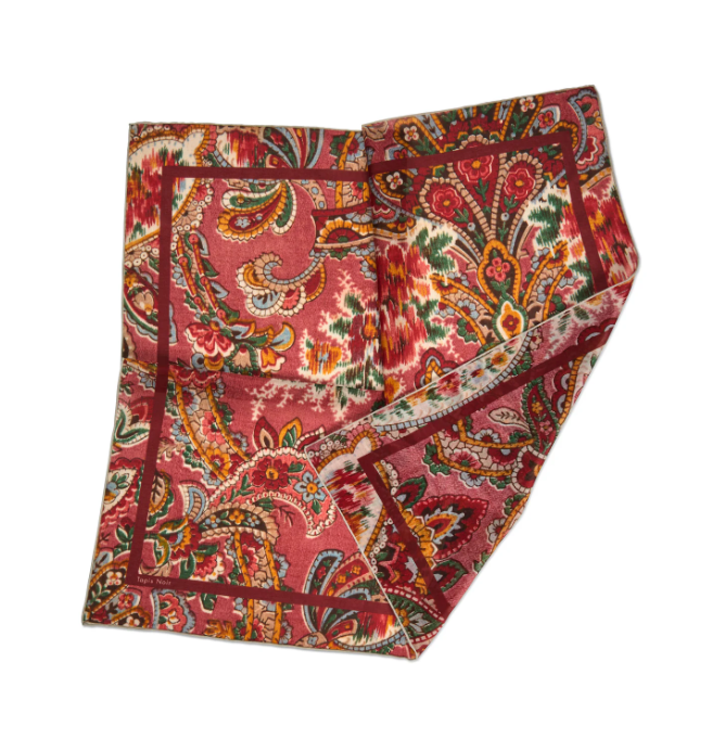 LIGHT PINK PAISLEY SCARF