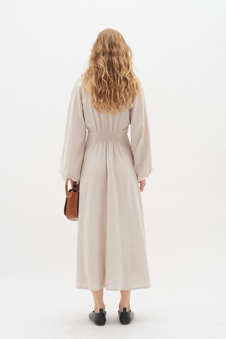 INWEAR PATTIEIW LINEN DRESS - Sesong Summer24