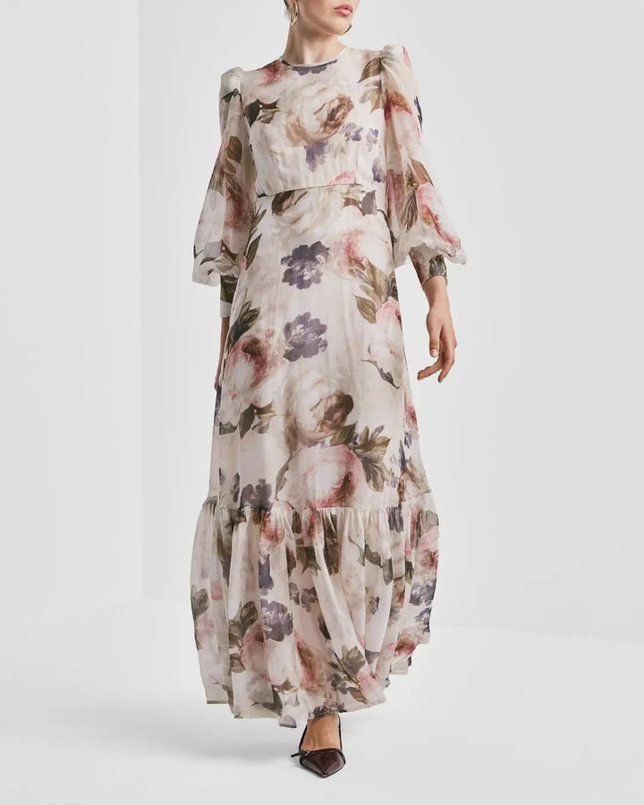Organza Maxi Dress