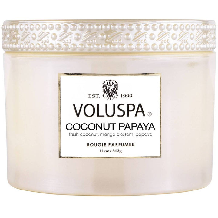 Coconut Papaya Maison Glass Candle