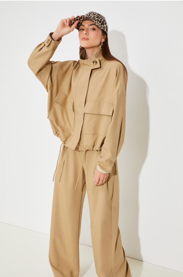 Dona Oversized Short Jacket