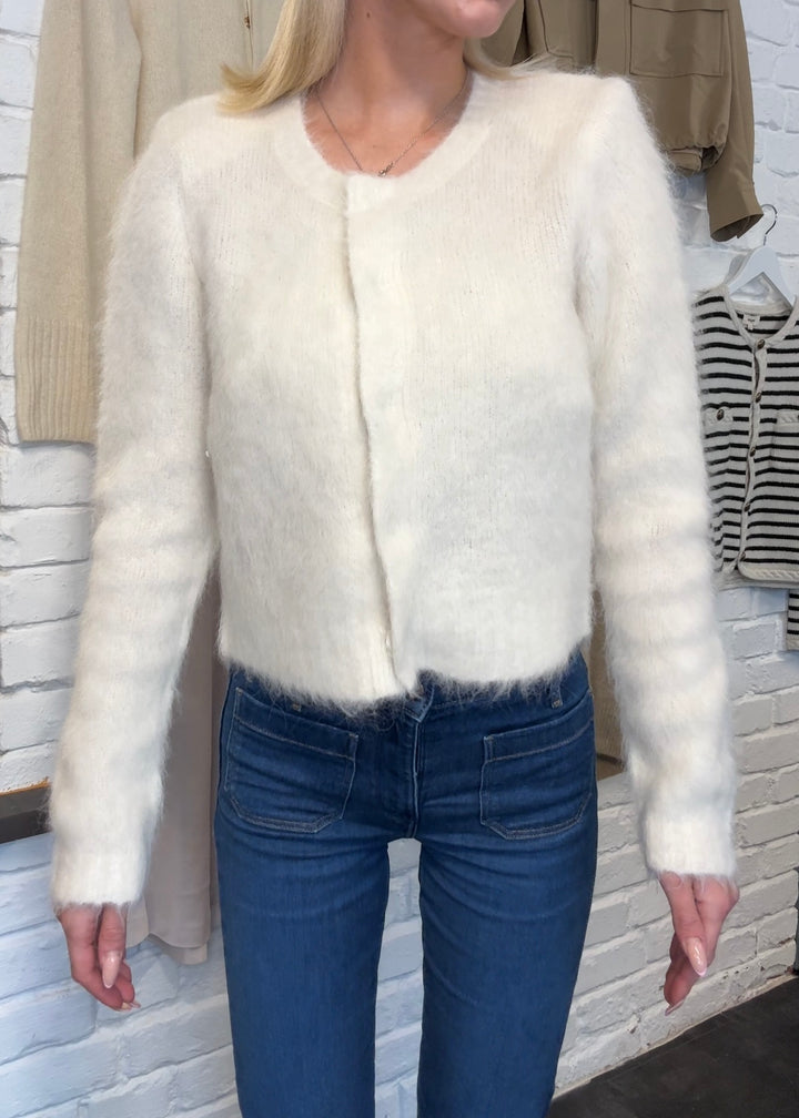 Hairy Knit Jacket