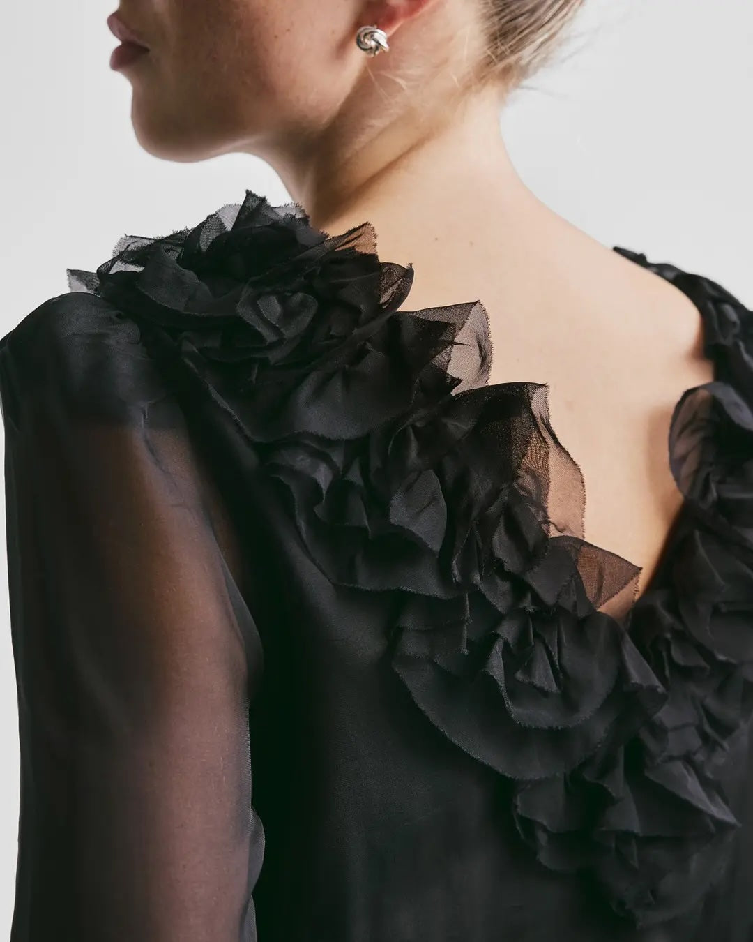 Organza Frilly Top