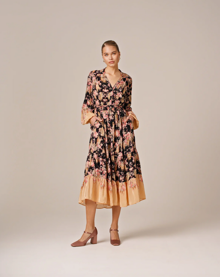 Satin Midi dress