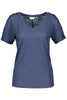 Lily V-Neck tee navy