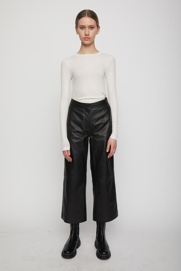 Roxy leather trousers