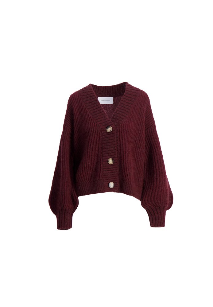 Rikki Cardigan - Bordeaux Melange