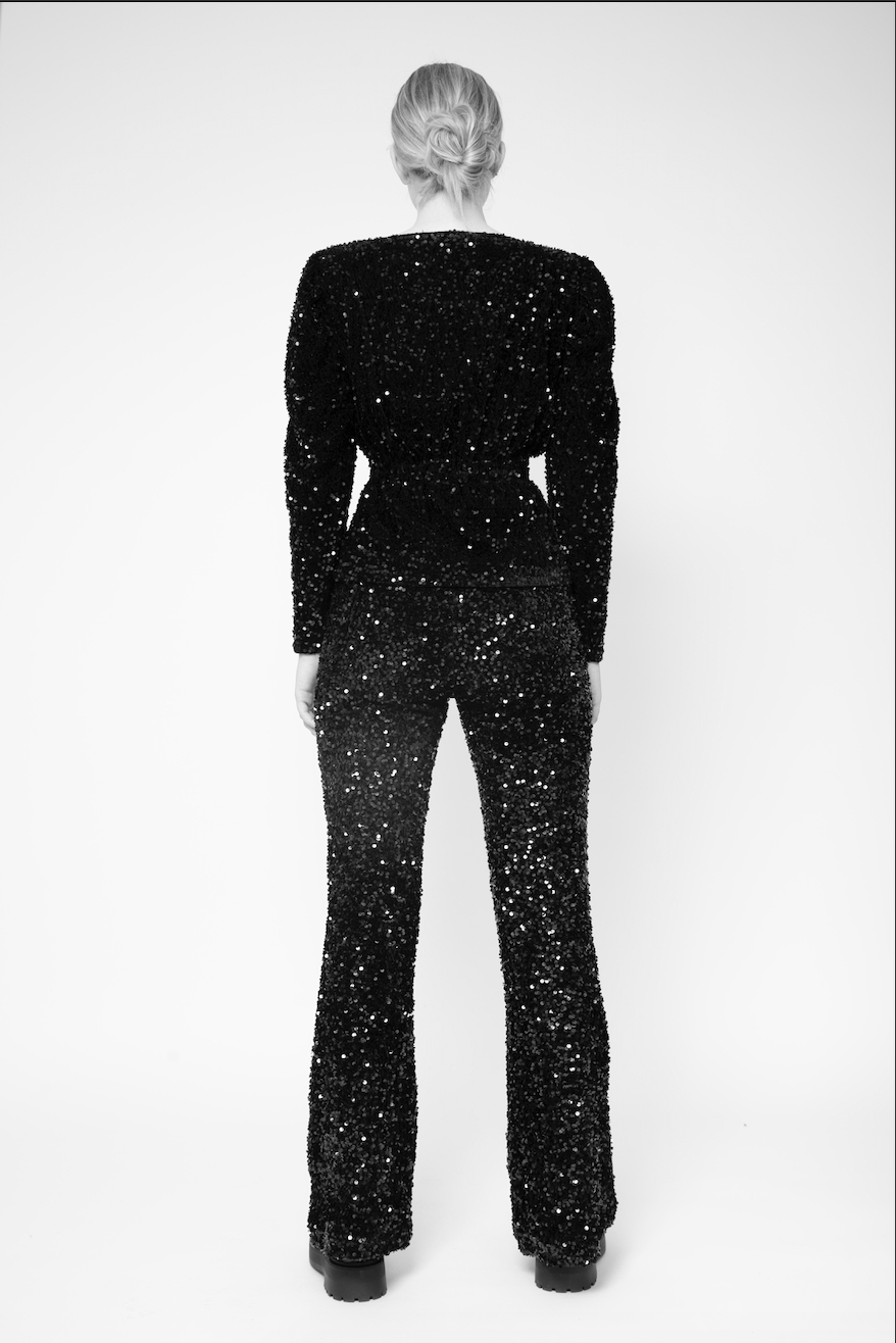 Midnight Sequin Trouser