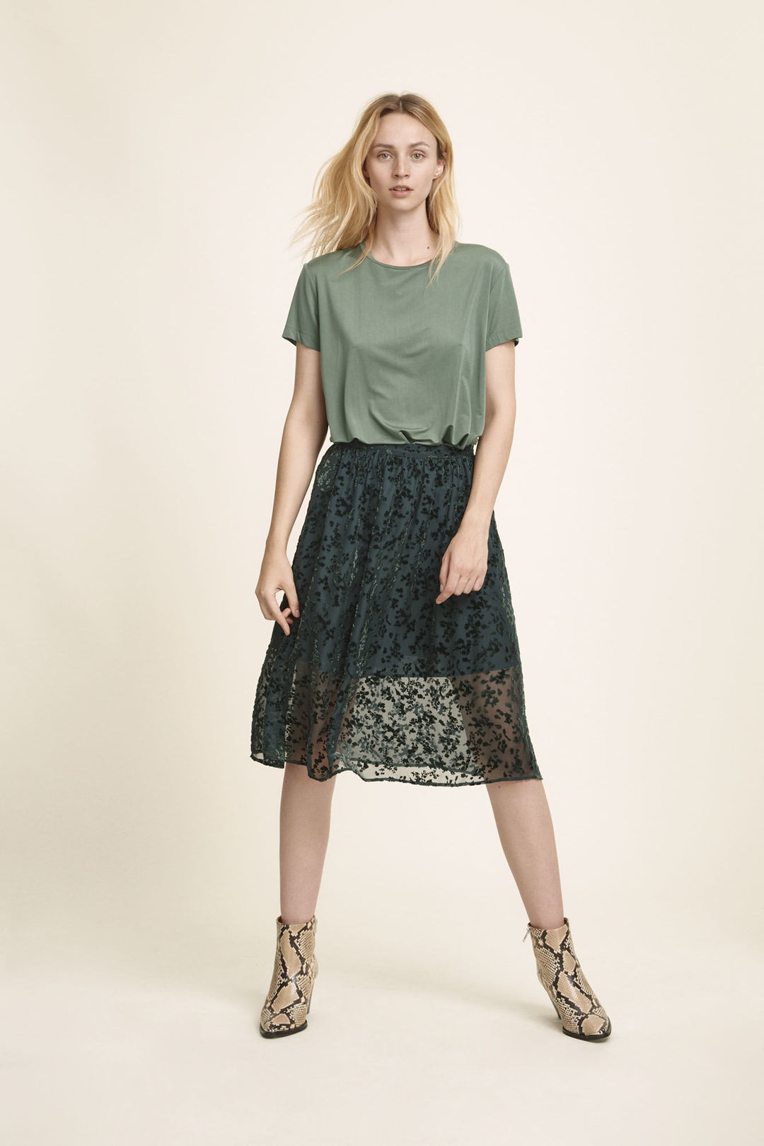 Samsøe Samsøe Kayla Skirt - Darkest Spruce