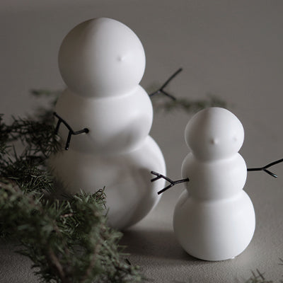 Snowman Small - White