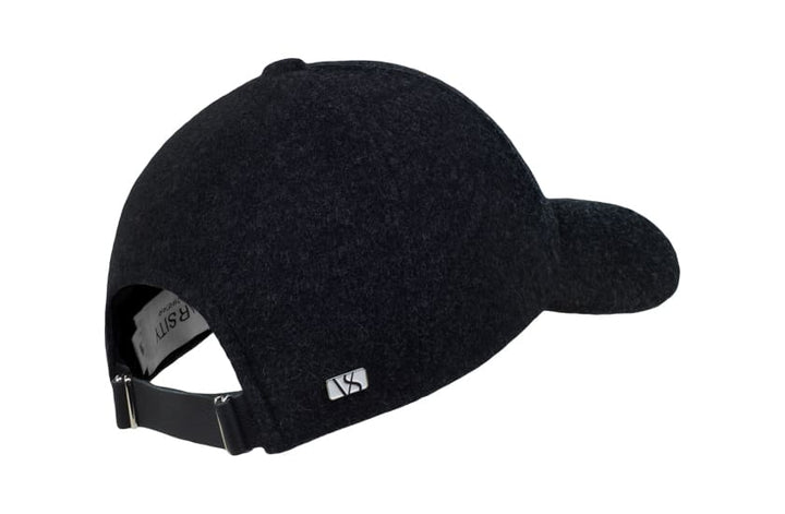 Jade Black Cashmere cap