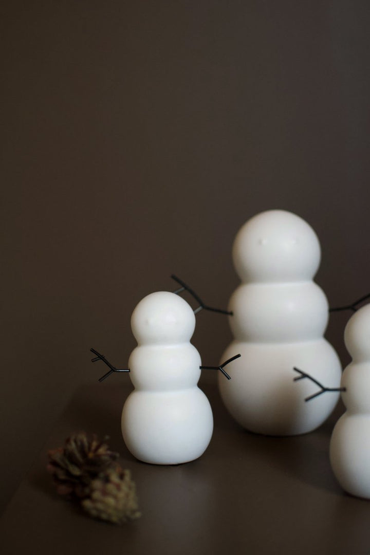 Snowman Small - White